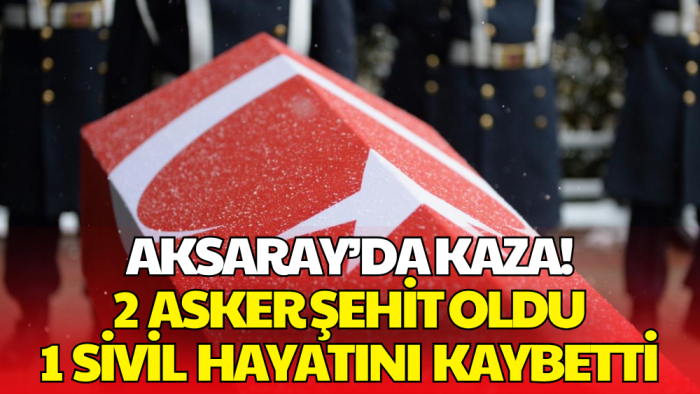 Aksaray’da Jandarma Aracına Minibüs Çarptı: 2 Şehit